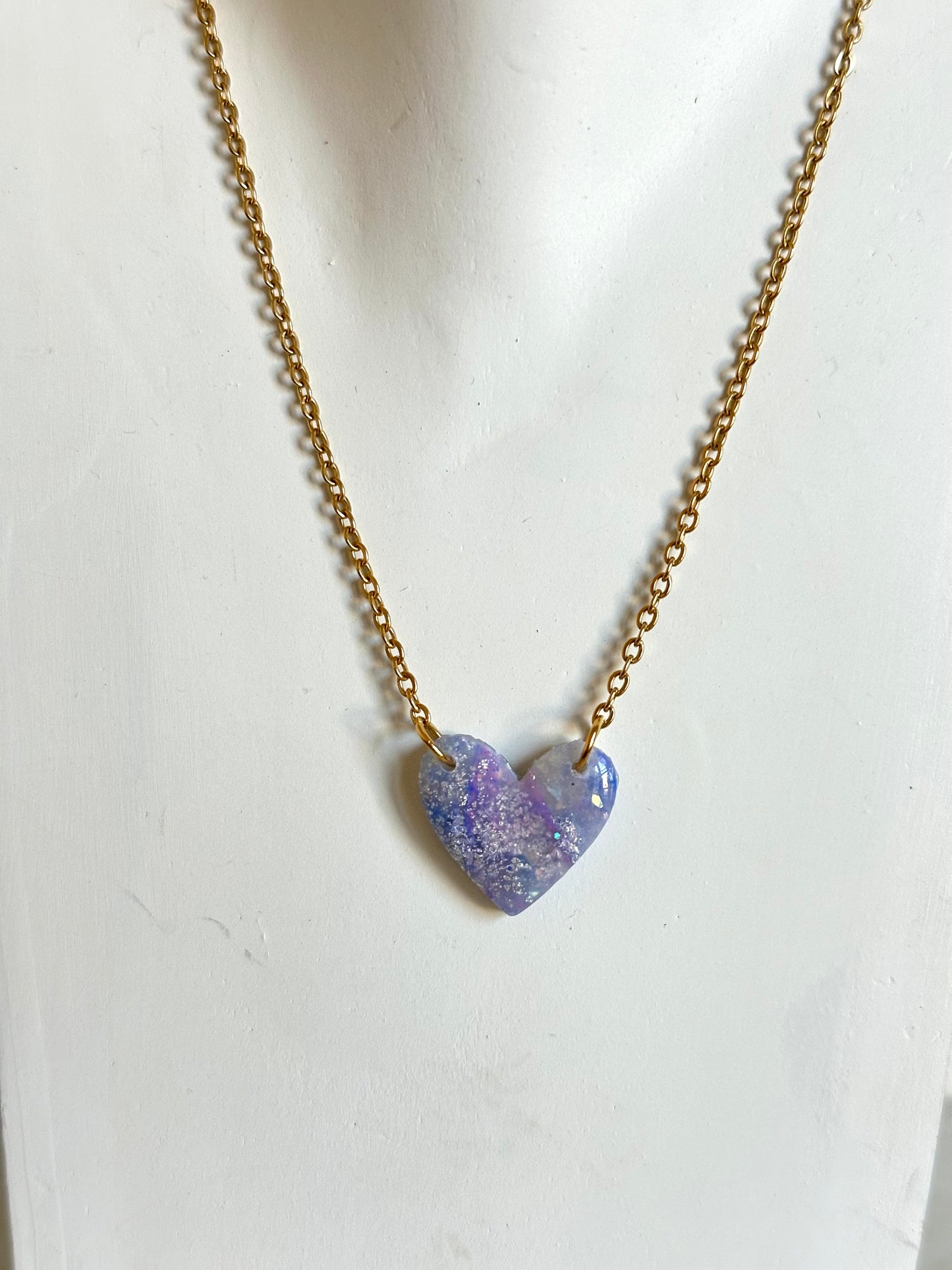 Lapis Lazuli Necklace - Heart