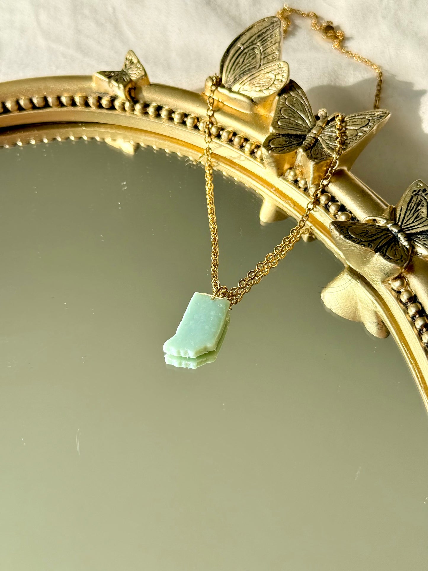 Indiana Necklace - Teal Opal