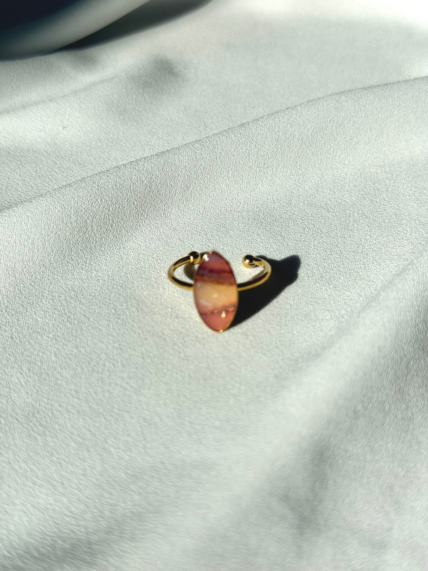 Pink Agate - Marquise