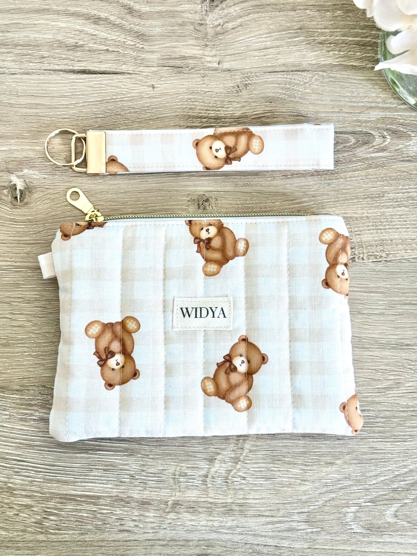 Cute Teddy Bear Small Pouch