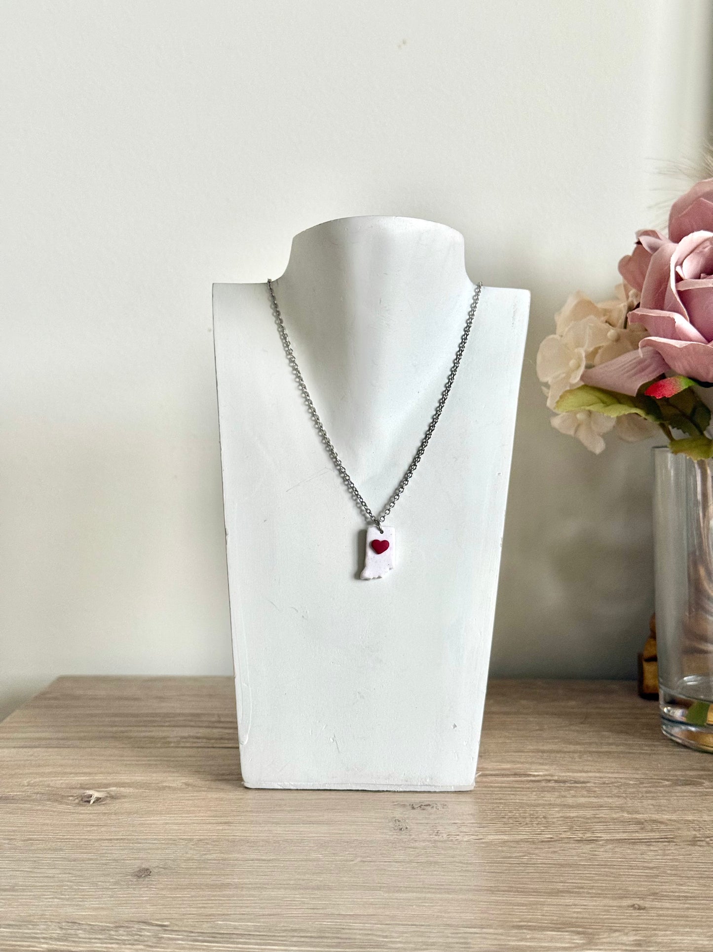 Indiana Necklace - White Speckled